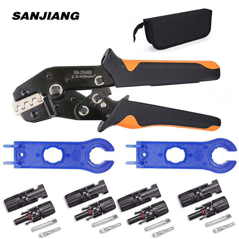 Mc4 Crimping Tool - SN-2546B AWG14-10(2.5/4/6mm²)용 태양광 PV 커넥터 압착