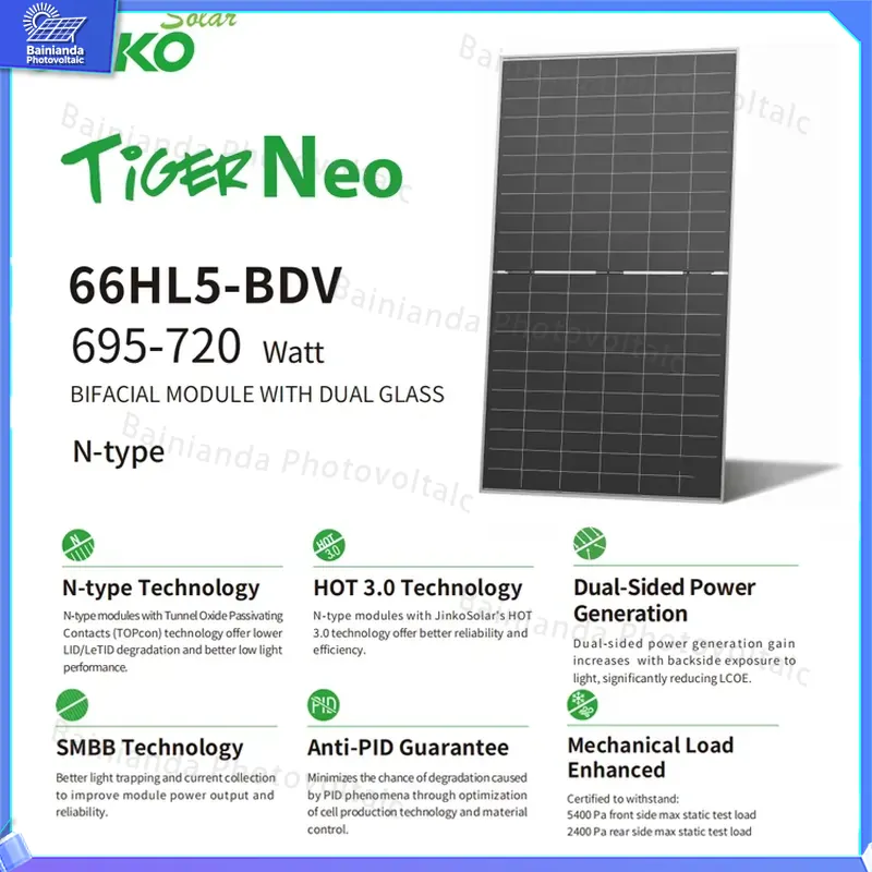 Jinko Solar Panel N-Type - 징코 고효율 태양광 패널 타이거 네오