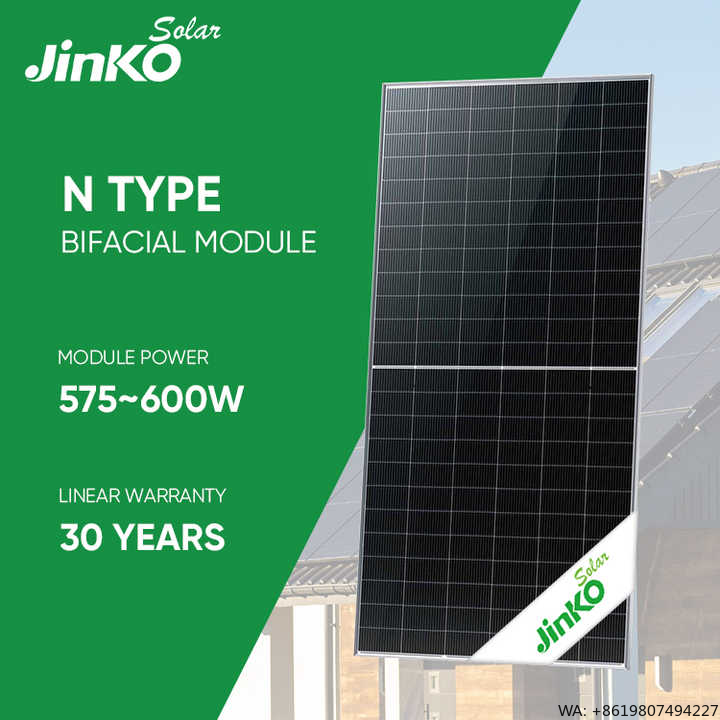 Jinko Solar Panel N-Type - 징코 N형 태양광 패널 JKM575-600N-72HL4-BDV 575W