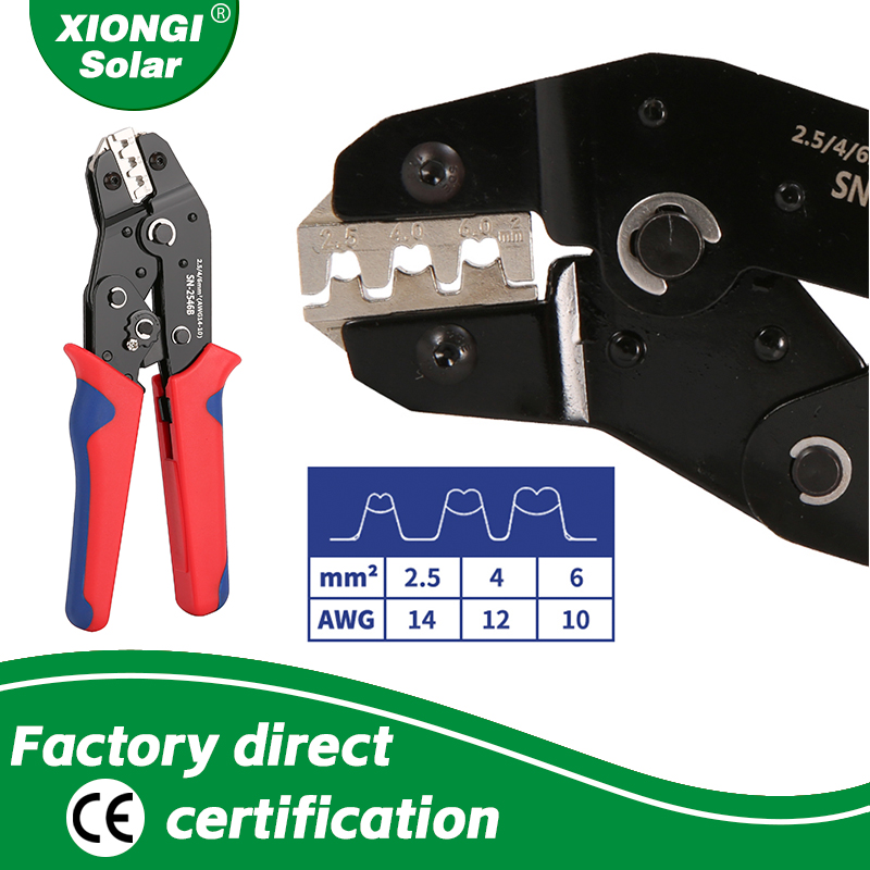 Mc4 Crimping Tool - SN-2546B 태양 광 발전 커넥터 플라이어