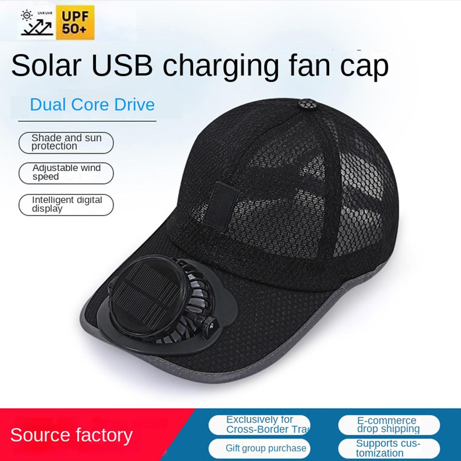 선풍기 내장형 태양광 모자, 여름 통기성 메쉬 자외선  - Renewable Energy Fan 리뷰 및 가격