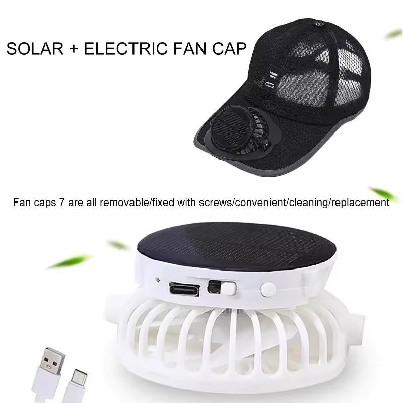 *팬이 있는 태양열 구동 모자 여름 통기성 메쉬 자외선 - Renewable Energy Fan 리뷰 및 가격