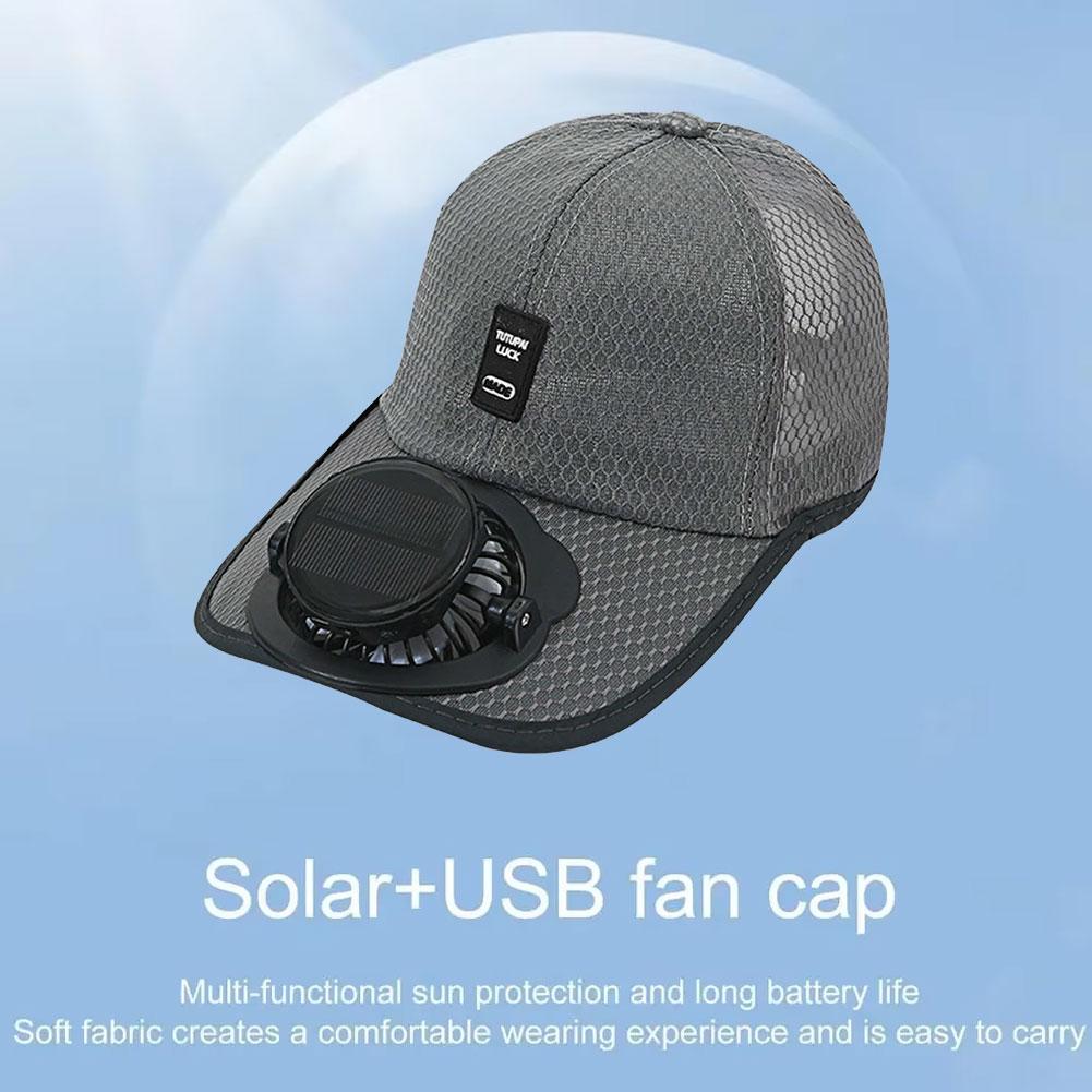 태양광 팬 모자 USB 충전식 자외선 차단 캡 쿨링 이 - Renewable Energy Fan 리뷰 및 가격