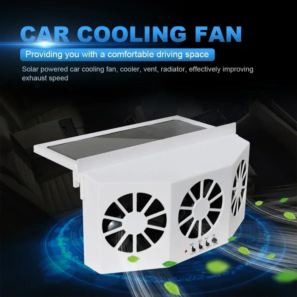 USB 태양열 충전식 자동차 배기 팬 3헤드 강풍 공기 - Renewable Energy Fan 리뷰 및 가격