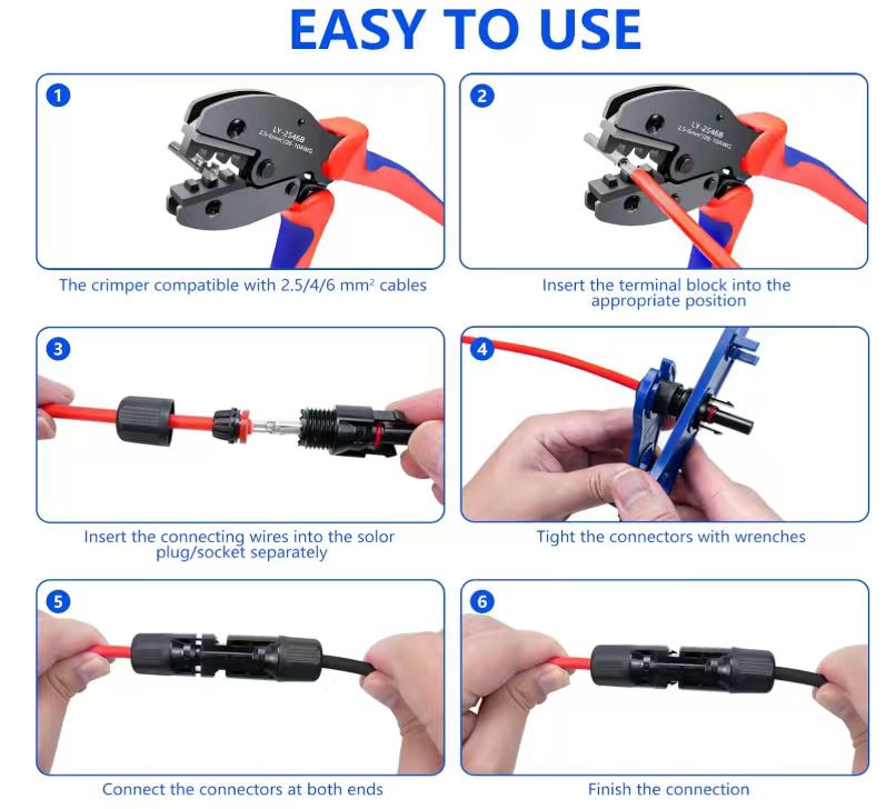 2546B 키트 태양광 크림핑 플라이어 용량 2.5/4 - Mc4 Crimping Tool 리뷰 및 가격