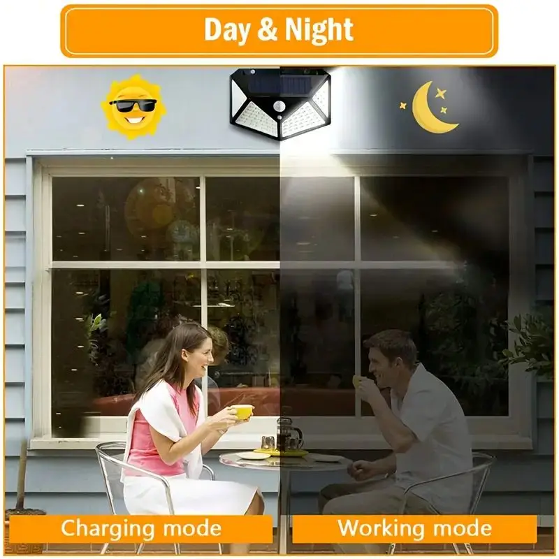 100LED 야외 태양광 정원등, 모션 센서 방수 태양 - Renewable Energy Solar 리뷰 및 가격