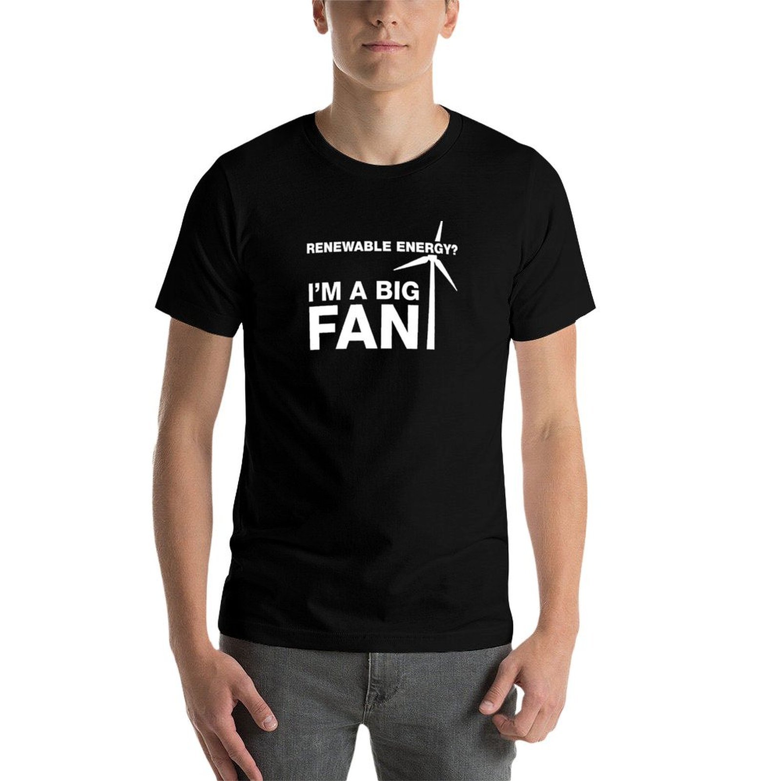 재생 에너지? 나는 큰 팬입니다 티셔츠 패션 심플 캐주 - Renewable Energy Fan 리뷰 및 가격