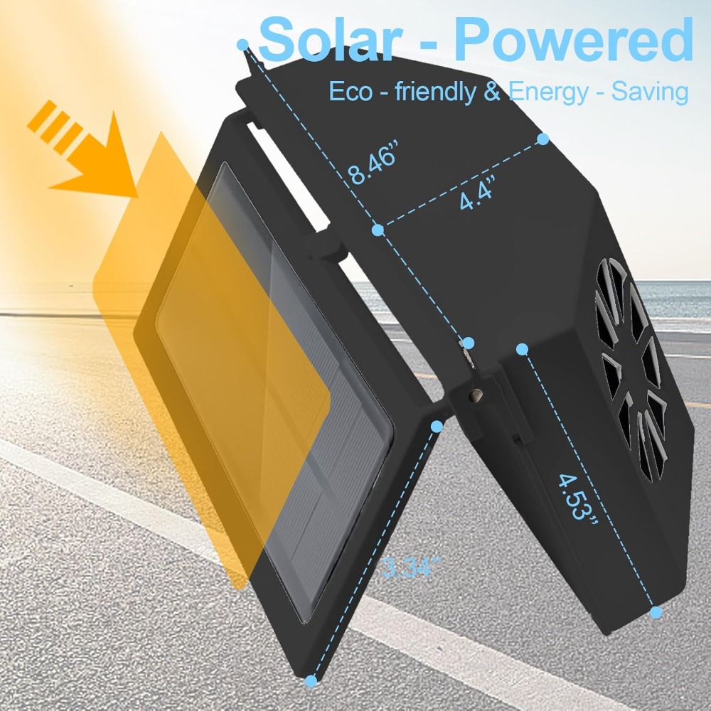 3헤드 차량용 배기 팬 USB 충전식 태양광 고출력 공 - Renewable Energy Fan 리뷰 및 가격